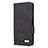 Leather Case Stands Flip Cover Holder L12Z for Samsung Galaxy A22 5G Black