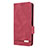 Leather Case Stands Flip Cover Holder L12Z for Samsung Galaxy A22s 5G Red