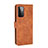 Leather Case Stands Flip Cover Holder L12Z for Samsung Galaxy A72 4G Brown