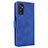 Leather Case Stands Flip Cover Holder L12Z for Samsung Galaxy M52 5G Blue