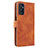 Leather Case Stands Flip Cover Holder L12Z for Samsung Galaxy M52 5G Brown