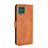 Leather Case Stands Flip Cover Holder L12Z for Samsung Galaxy M62 4G Brown
