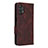 Leather Case Stands Flip Cover Holder L13Z for Samsung Galaxy A32 4G Brown