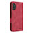 Leather Case Stands Flip Cover Holder L13Z for Samsung Galaxy A32 4G Red