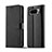Leather Case Stands Flip Cover Holder LC1 for Google Pixel 8 Pro 5G Black