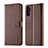 Leather Case Stands Flip Cover Holder LC1 for Samsung Galaxy A04s