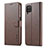 Leather Case Stands Flip Cover Holder LC1 for Samsung Galaxy A22 4G