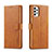 Leather Case Stands Flip Cover Holder LC1 for Samsung Galaxy A23 4G