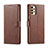 Leather Case Stands Flip Cover Holder LC1 for Samsung Galaxy A33 5G