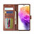 Leather Case Stands Flip Cover Holder LC1 for Samsung Galaxy A73 5G