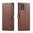 Leather Case Stands Flip Cover Holder LC1 for Samsung Galaxy A73 5G