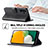 Leather Case Stands Flip Cover Holder LC1 for Samsung Galaxy Jump3 5G