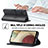 Leather Case Stands Flip Cover Holder LC1 for Samsung Galaxy M32 4G