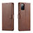 Leather Case Stands Flip Cover Holder LC1 for Samsung Galaxy M52 5G