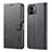 Leather Case Stands Flip Cover Holder LC1 for Xiaomi Redmi A2 Plus Black