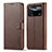 Leather Case Stands Flip Cover Holder LC1 for Xiaomi Redmi Note 11E Pro 5G