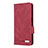 Leather Case Stands Flip Cover Holder LZ2 for Samsung Galaxy A04s Red