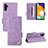 Leather Case Stands Flip Cover Holder LZ3 for Samsung Galaxy A13 5G Purple