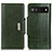 Leather Case Stands Flip Cover Holder M01L for Google Pixel 6a 5G Green