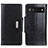 Leather Case Stands Flip Cover Holder M01L for Google Pixel 7a 5G Black