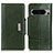 Leather Case Stands Flip Cover Holder M01L for Google Pixel 8 Pro 5G Green