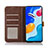 Leather Case Stands Flip Cover Holder M01L for Motorola Moto E32