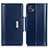 Leather Case Stands Flip Cover Holder M01L for Motorola Moto G50 5G Blue