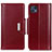 Leather Case Stands Flip Cover Holder M01L for Motorola Moto G50 5G Red