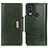 Leather Case Stands Flip Cover Holder M01L for Nokia C22 Green