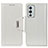 Leather Case Stands Flip Cover Holder M01L for OnePlus 9RT 5G White