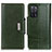 Leather Case Stands Flip Cover Holder M01L for Oppo A53s 5G Green