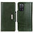 Leather Case Stands Flip Cover Holder M01L for Oppo A55 5G Green