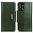 Leather Case Stands Flip Cover Holder M01L for Oppo F19s Green