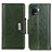 Leather Case Stands Flip Cover Holder M01L for Oppo Reno5 Lite Green