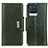 Leather Case Stands Flip Cover Holder M01L for Realme 8 4G Green