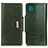 Leather Case Stands Flip Cover Holder M01L for Samsung Galaxy A22 5G Green