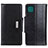 Leather Case Stands Flip Cover Holder M01L for Samsung Galaxy F42 5G Black