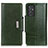 Leather Case Stands Flip Cover Holder M01L for Samsung Galaxy M54 5G Green