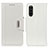 Leather Case Stands Flip Cover Holder M01L for Sony Xperia 10 III White