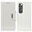 Leather Case Stands Flip Cover Holder M01L for Xiaomi Mi 10S 5G White