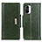 Leather Case Stands Flip Cover Holder M01L for Xiaomi Mi 11i 5G Green