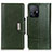 Leather Case Stands Flip Cover Holder M01L for Xiaomi Mi 11T 5G Green