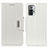Leather Case Stands Flip Cover Holder M01L for Xiaomi Redmi Note 10 Pro 4G White