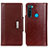 Leather Case Stands Flip Cover Holder M01L for Xiaomi Redmi Note 8 (2021)