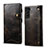 Leather Case Stands Flip Cover Holder M01T for Samsung Galaxy S21 FE 5G Black