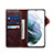 Leather Case Stands Flip Cover Holder M01T for Samsung Galaxy S23 Plus 5G