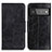 Leather Case Stands Flip Cover Holder M02L for Google Pixel 6 Pro 5G Black