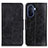 Leather Case Stands Flip Cover Holder M02L for Huawei Enjoy 50 Black