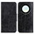 Leather Case Stands Flip Cover Holder M02L for Huawei Honor Magic5 Lite 5G Black