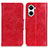 Leather Case Stands Flip Cover Holder M02L for Huawei Nova 10 SE Red